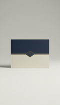 Linen Presentation Folder Gold Foil